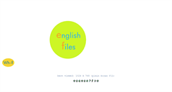 Desktop Screenshot of englishfiles.net
